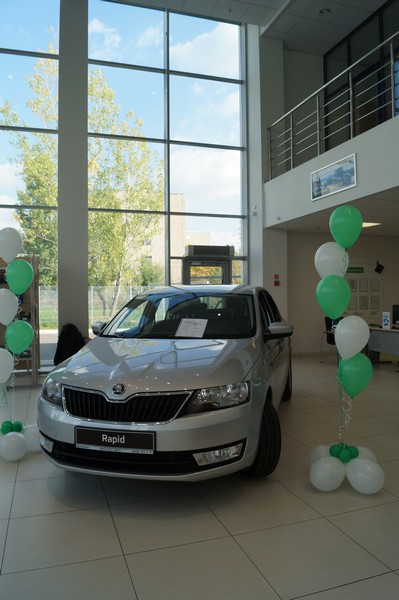 Skoda, фуршет в автосалоне, сентябрь 2014