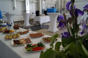 Фуршет на открытии подстанции, июнь 2018