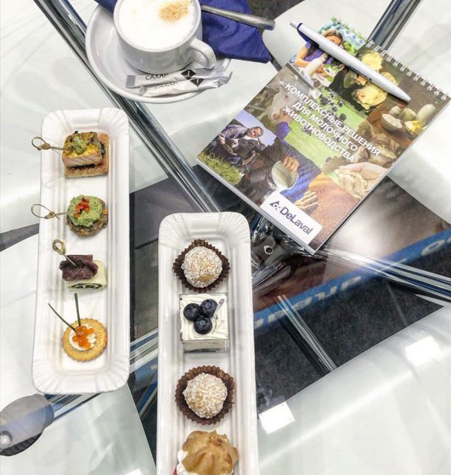 Фуршет в выставочном центре Kazan Expo, для бренда DeLaval, февраль 2019