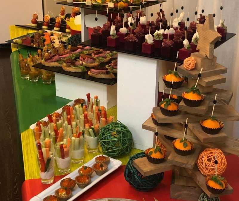 Фуршет Новогодний в IT компании, декабрь 2019