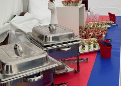 Фуршет для спортивной команды федерального банка на Казанском марафоне, май 2026