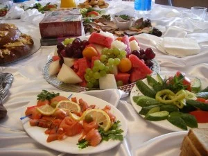 Фуршет на никахе в Кул-Шариф
