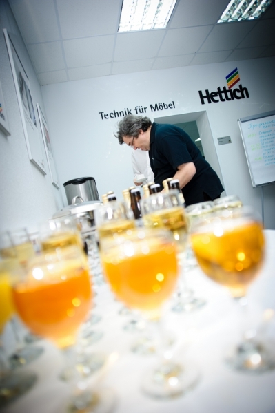 Фуршет на открытии представительства компании Hettich (Germany), декабрь 2011