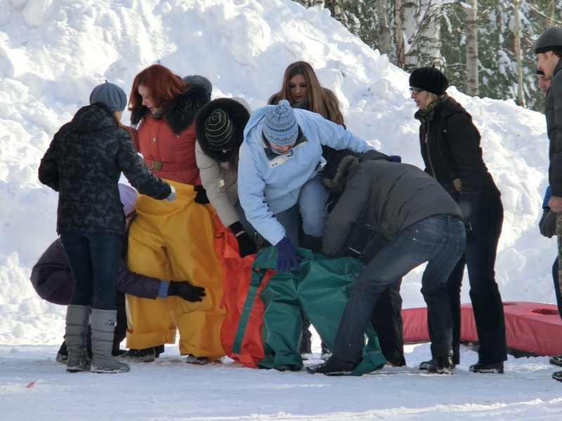 Организация корпоративного праздника для Сбербанка, март 2012